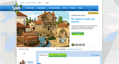 Desktop Screenshot of nl.store.thesims3.com