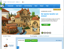 Tablet Screenshot of nl.store.thesims3.com