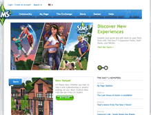 Tablet Screenshot of launcherapi.thesims3.com