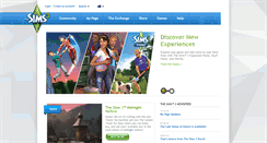 Desktop Screenshot of nz.thesims3.com