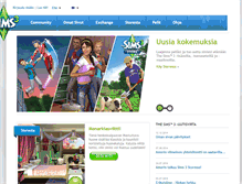 Tablet Screenshot of fi.thesims3.com