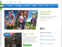 Tablet Screenshot of it.thesims3.com
