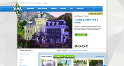 Desktop Screenshot of cz.store.thesims3.com